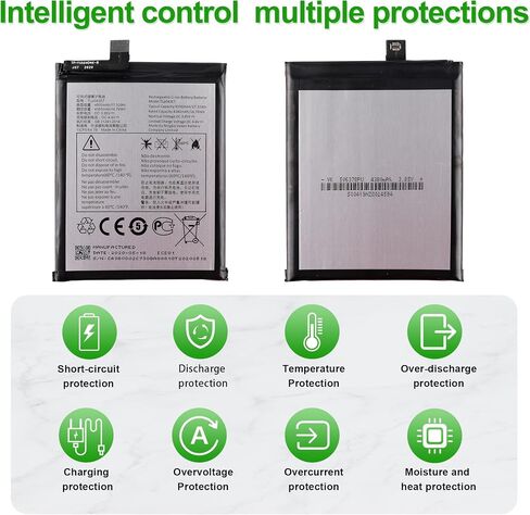 بطارية TLp043E7 3.85 فولت 4360 مللي أمبير في الساعة، متوافقة مع T-Mobiel Revvl 5G T790W T790Z، تأتي مع أداة تركيب البطارية in Kuwait