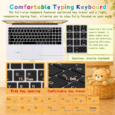 Laptop Computer Win11 Pro Office Suite for Home Student Business in Kuwait