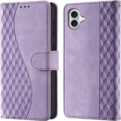 Wallet Flip Case for iPhone 16 Plus Leather Turquoise in Kuwait