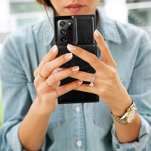 COOYA for Samsung Galaxy Note 20 Ultra Case Wallet Case, with Card Holder in Kuwait