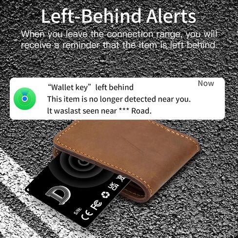 بطاقة ذكية لتتبع المحفظة الرفيعة، بطاقة تعقب الهواء رفيعة للغاية تعمل مع Apple Find My (iOS فقط) جهاز تعقب قابل لإعادة الشحن وشحن لاسلكي IP68 مقاوم للماء لتعقب البطاقة للمحفظة وبطاقة الأمتعة والحقائب in Kuwait