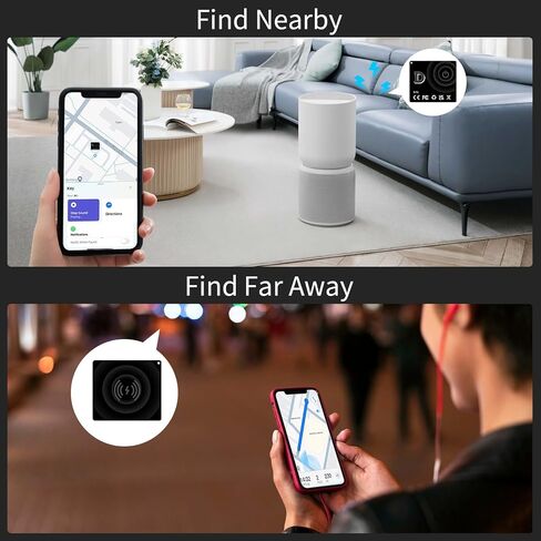 بطاقة ذكية لتتبع المحفظة الرفيعة، بطاقة تعقب الهواء رفيعة للغاية تعمل مع Apple Find My (iOS فقط) جهاز تعقب قابل لإعادة الشحن وشحن لاسلكي IP68 مقاوم للماء لتعقب البطاقة للمحفظة وبطاقة الأمتعة والحقائب in Kuwait
