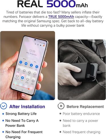Galaxy A14 5G Replacement Battery,5000mAh WT-S-W1 in Kuwait