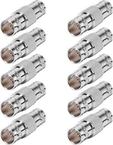 10PCS SDI Connector 75 Ohm BNC Female to BNC Female Barrel Adapter in Kuwait