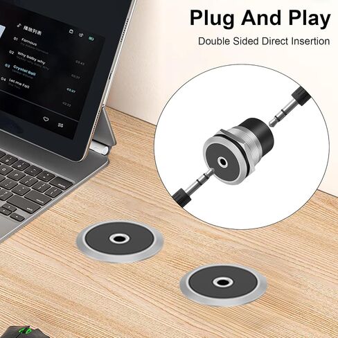 Danfetsoy 3.5mm TRS Stereo Panel Mount Jack Connector, 1/8 inch TRS Female to Female Socket Bulkhead Stereo Connector for Audio, Amplifier, Speaker, Car Audio Extension, 1PCS in Saudi Arabia