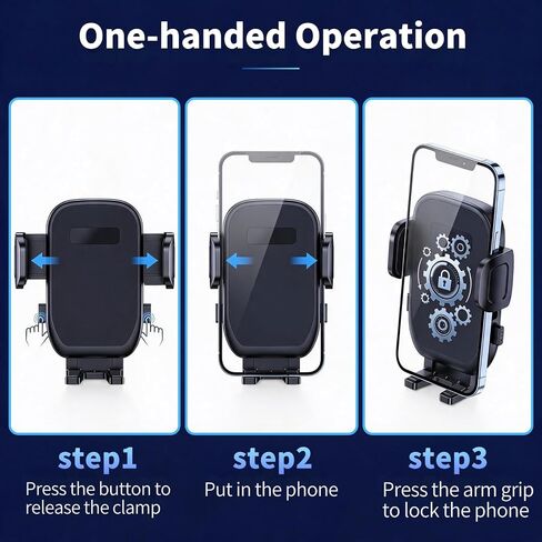 YUHENG Screen Clamp Phone Mount, Adjustable Monitor Back Phone Holder in Saudi Arabia