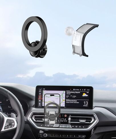 Car Phone Mount for BMW X3 2022-2024, X4 2022-2025 Accessories,Magsafe Clip in Saudi Arabia