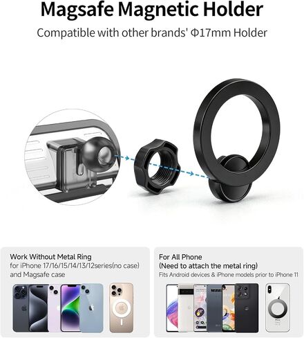 Car Phone Mount for BMW X3 2022-2024, X4 2022-2025 Accessories,Magsafe Clip in Saudi Arabia