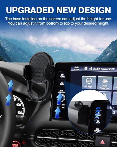 Autorder Custom Fit for Car Phone Holder Honda HRV HR-V/CRV CR-V 2023-2025 2026 Accessories Phone Mount 7/9-Inch Screen Cell Phone Automobile Cradles Hands-Free 360 Degree Rotation in Kuwait