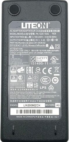 LiteOn PA-1220-1SA2 5V 4.4A AC Adapter 341-0536-02 22W 5.5x2.5 mm Power Supply with Cord in Saudi Arabia