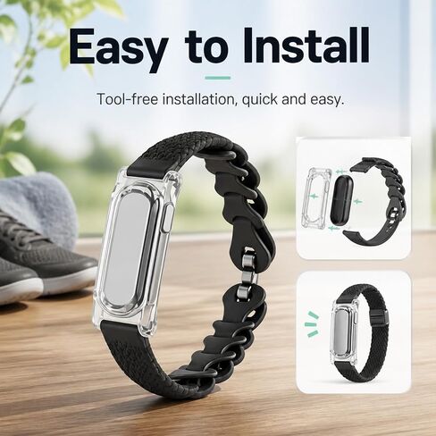 حزام حديث مرتفع لـ Google Fitbit Air، مادة ناعمة مسامية in Kuwait