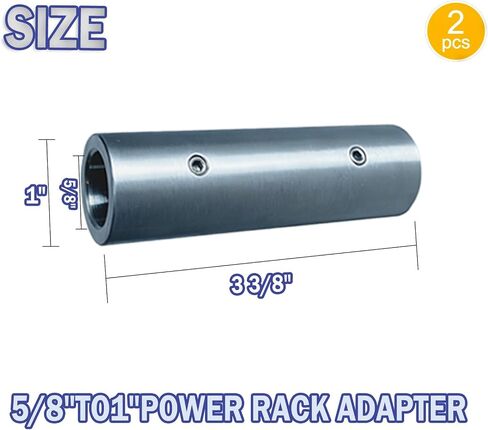 Power Rack Accessories Pin Style Adapter Sockets, 5/8inch to 1inch 2Pack in Saudi Arabia