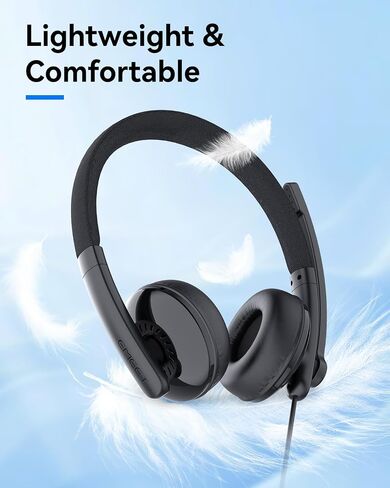 EMEET Product Image HS50 Wired Headset with Mic USB C Adapter Kit 3-Pack in Saudi Arabia