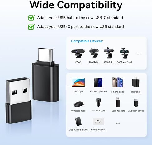 EMEET Product Image HS50 Wired Headset with Mic USB C Adapter Kit 3-Pack in Saudi Arabia