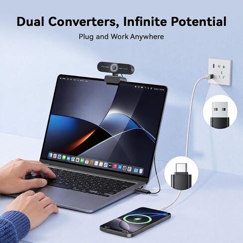 EMEET Product Image HS50 Wired Headset with Mic USB C Adapter Kit 3-Pack in Saudi Arabia