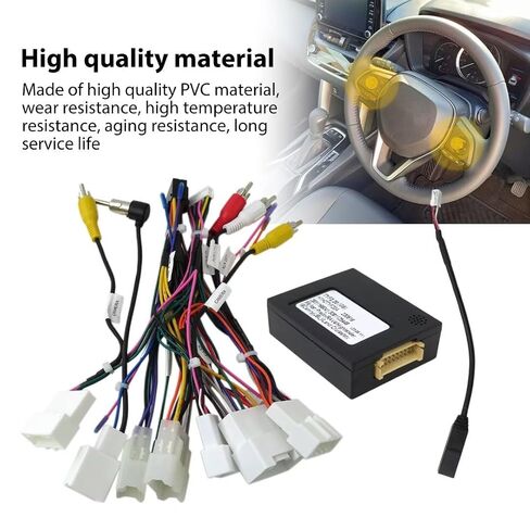 Car Stereo Radio Power Harness Cable Wire Adapter Support JBL AMP for Toyota in Saudi Arabia