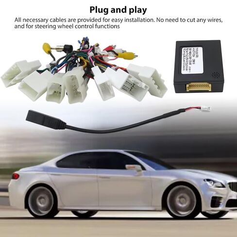 Car Stereo Radio Power Harness Cable Wire Adapter Support JBL AMP for Toyota in Saudi Arabia