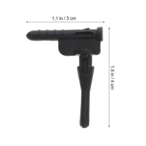 20pcs Silicone Cooling Fan Screws for Flanged Fan Frames Anti-Vibration L Shaped Mounting Pins Quick and Easy to Adjust for DIY PC Building in Kuwait
