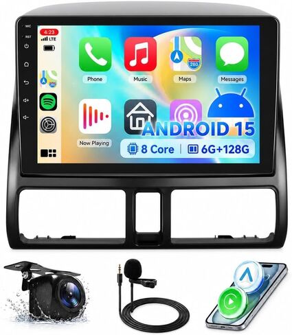 Type-C 8Core 4G 64G Car Radio for Honda CRV 2002-2006 Wireless Carplay in Saudi Arabia