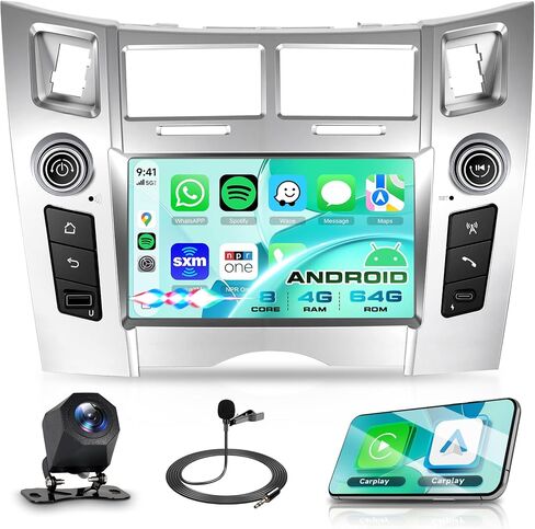 8 Core 6G+128G Rimoody Android 15 Car Stereo for Toyota Yaris 2007‑2013 in Saudi Arabia