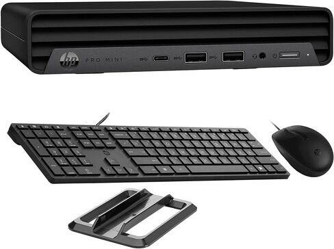 HP Pro Mini 400 Desktop Computer PC with Intel i7-12700T, (12C/20T), 16GB RAM, 512GB SSD, WiFi and Bluetooth, Windows 11 Pro in Saudi Arabia