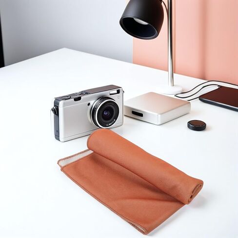 Camera and Lens Wrap Cloth, Blending Fabric, Khaki, 20cm in Saudi Arabia