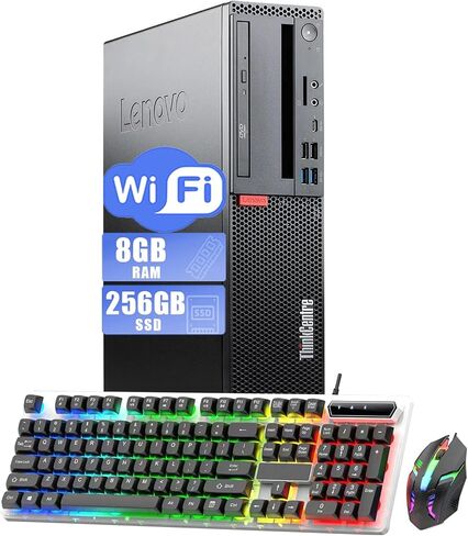 Lenovo ThinkCentre M920S SFF Desktop PC, Core i5-8500, 256GB SSD(Renewed) in Saudi Arabia