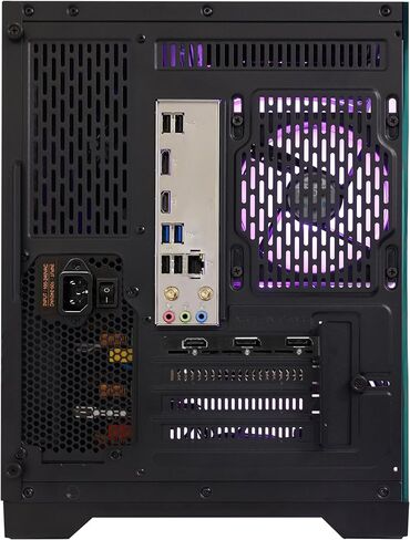 Panorama Gaming PC Desktop AMD Ryzen 7 5700X 8-Core 3.4 GHz, Radeon RX 9060 XT 16GB, 32GB DDR4 RAM,1TB PCIe SSD, Windows 11, in Saudi Arabia