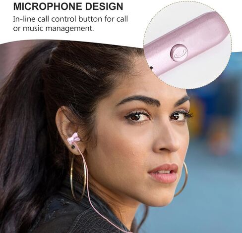 MM Jack Earphone Stereo Headset with Mic, for Phone Sweatproof in Kuwait