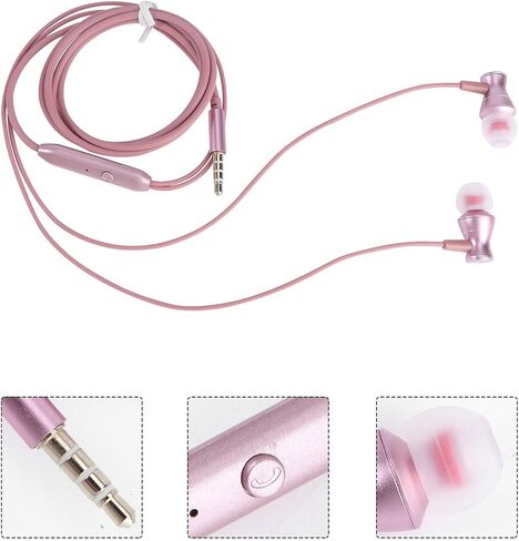 MM Jack Earphone Stereo Headset with Mic, for Phone Sweatproof in Kuwait