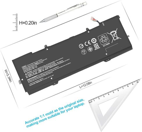 YB06XL Battery Replacement for HP Spectre X360 Convertible 15-CH011DX 15-CH0XX 15T-CH000 15-CH011NR 15-CH 15T-CH Series 928427-272 928372-855 928372-856 928427-271 YB06084XL Laptop. in Kuwait