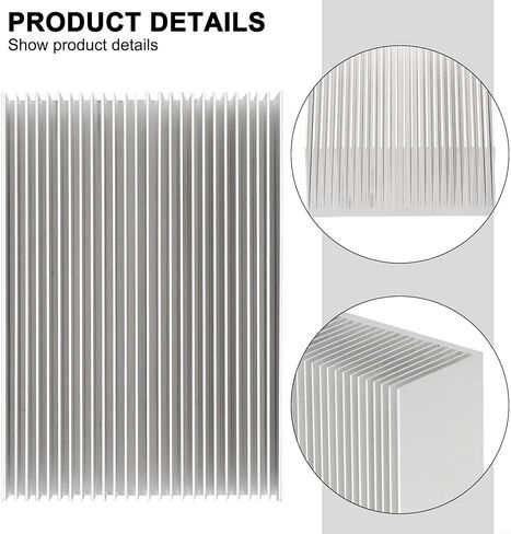 Passive Cooling Fin Radiator 100mm for Electronics DIY in Saudi Arabia