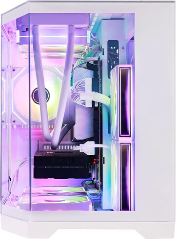 Ocean of Stars AI Gaming PC Desktop - Geforce RTX 5070 12GB - AMD Ryzen 7 9700X -16GB DDR5 RAM- 1TB PCIe SSD- WiFi + BT- 850W PSU- Windows 11 -RGB Lights with Software Control - White in Saudi Arabia