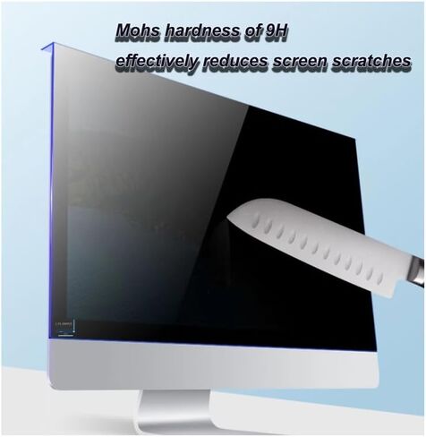 Hanging Privacy Screen for 34 Inch Monitor, Easy On/Off Acrylic Privacy Filter, No-Bubble Blue Light Blocking Desktop Shield, Removable Anti-Scratch Monitor Protector for Eye Strain Relief in Saudi Arabia