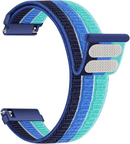 Nylon 22mm Quick Release Watch Band for Garmin Venu 4 3 2 45mm/Vivoactive 4/Forerunner 265/255 Men Women,Sport Loop Strap for Samsung Galaxy Watch 3 45mm/Galaxy 46mm/Gear S3 Frontier/Amazfit Bip 6 5 in Saudi Arabia