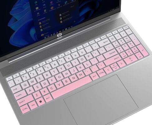 Keyboard Cover Skin for HP OmniBook 5 AI 16" 16-bf000 16-fb0000nr 16-fb0017nr 16-fb0027nr 16-fb0037nr(NOT for HP OmniBook 5 AI 16" 16-ba 16-af 16-ag 16-bc Series) - Clear in Saudi Arabia