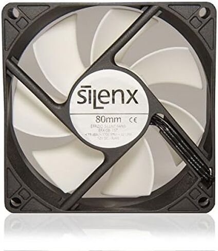 SilenX EFX-08-15T Effizio 80x25mm الثرمستور جهاز كمبيوتر شخصي مروحة in Kuwait
