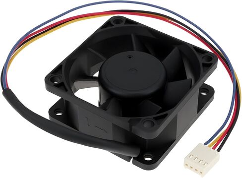 4-Wire Cooling Fan F-6025FH12B 60×60×25mm 12V/0.85 A for Industrial Control Equipment Chassis Heat Dissipation in Kuwait