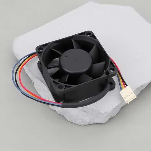 4-Wire Cooling Fan F-6025FH12B 60×60×25mm 12V/0.85 A for Industrial Control Equipment Chassis Heat Dissipation in Kuwait