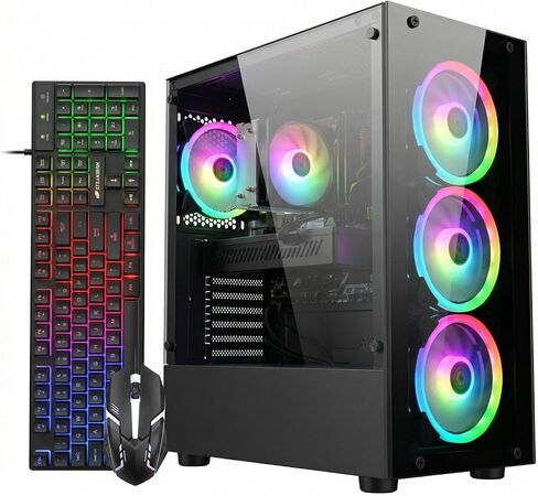 STGAubron Gaming PC Desktop,Core i7-6700,RTX 2060S 8G,32G DDR4,1T SSD in Saudi Arabia