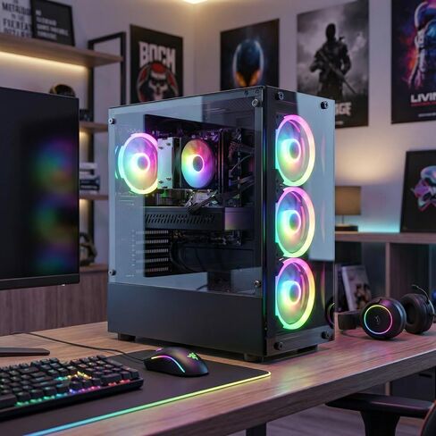 STGAubron Gaming PC Desktop,Core i7-6700,RTX 2060S 8G,32G DDR4,1T SSD in Saudi Arabia