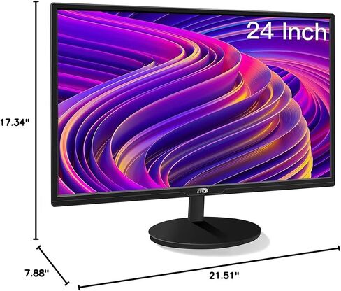 STGAubron Gaming PC Bundle with 24 Inch FHD LED Monitor- Intel Core i7 up to 3.9GHz, GeForce GTX 1660 Super 6G, 32GB RAM, 1TB SSD, RGB Fan x 6, Windows 11 Home in Saudi Arabia