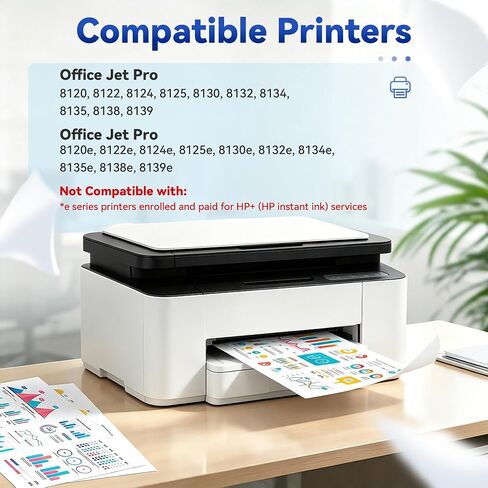 923 Ink Cartridge Compatible for Office Jet Pro 8125e 8120e 8135e for 923xl in Saudi Arabia