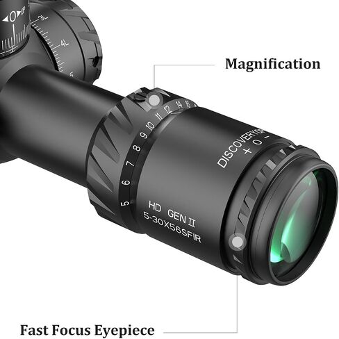 DISCOVERYOPT HD 5-30x56 GEN2 PRS FFP Rifle Scope, 34mm Tube, Zero Stop in Saudi Arabia