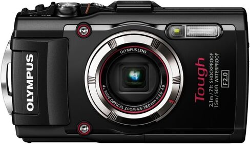 OM SYSTEM Olympus TG-3 Waterproof 16 MP Digital Camera (Black) - International Version (No Warranty) in Kuwait
