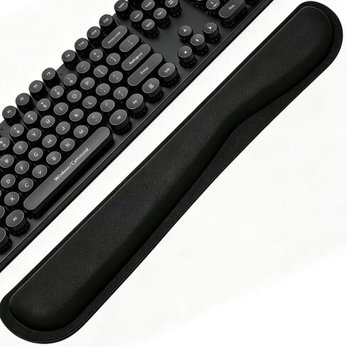 Keyboard Wrist Rest Memory Foam, Easy Typing Relief, Keyboard Mouse Pad for Computer, Laptop, Home & Office Work in Kuwait