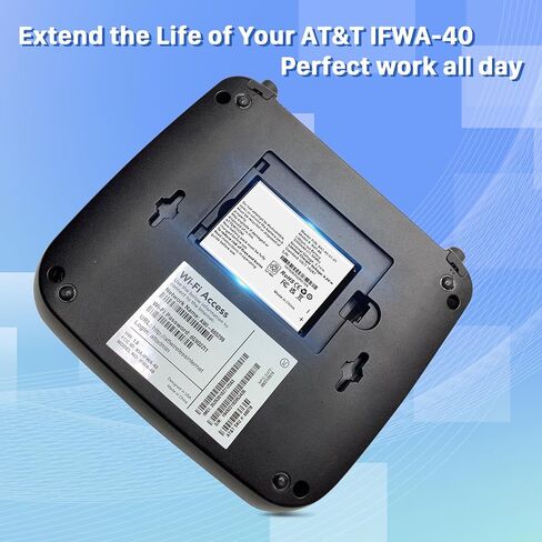 BAT-40 Battery, [2026 New Upgrade] 3200mAh Ultra High Capacity Replacement Battery for AT&T IFWA-40 IFWA40 Mobile Hotspot Lithium-ion Battery in Kuwait