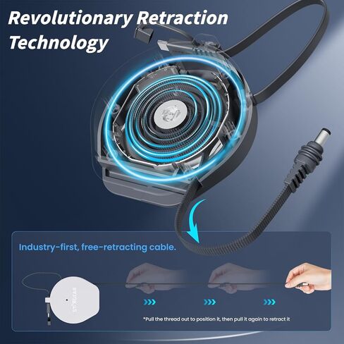 6.5FT Starlink Mini Cable, 140W USB-C Retractable Flat Cable in Kuwait
