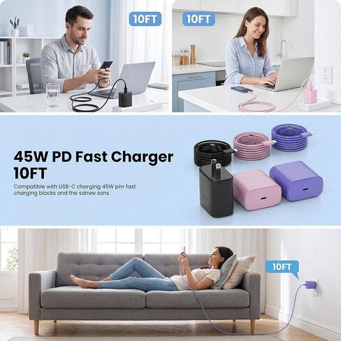 45W USB C Super Fast Charger,45W Type C Charger Fast Charging Block in Saudi Arabia