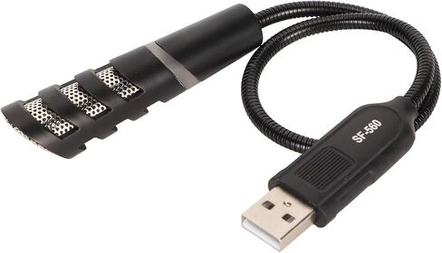 Mini USB Lavalier Microphone, Omnidirectional Lapel Clip on Mic for PC Laptop, Noise Reduction, One Mute, Plug & Play for Recording, Gaming, Online Classes in Saudi Arabia